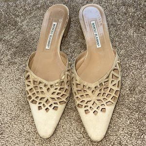 Manolo Blahnik slip ons